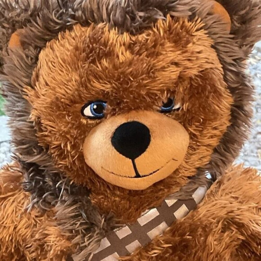 Star Wars Build-A-Bear Workshop Chewbacca Plush Toy Stuffed Animal Collectible
